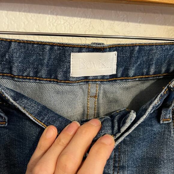 Boyish Bardy Ankle Straight Jeans Mercy Island Vintage Blue 31 - Picture 4 of 10